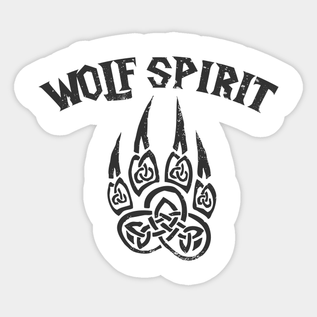 Wolf Spirit Sticker by ShawnaMac